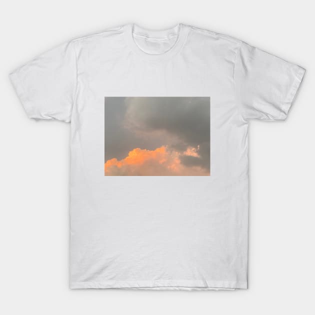 Two Tone Clouds - Sunset Clouds T-Shirt by SpHu24
